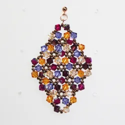 Pierces - Rose Gold filled 14K - Earrings Rhombus Malvina - Pierces - Rose Gold filled 14K - Rose Gold filled 14K